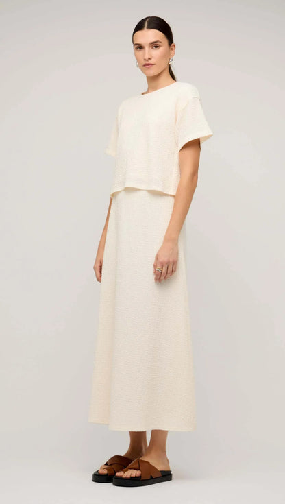LYRIC MIDI SKIRT