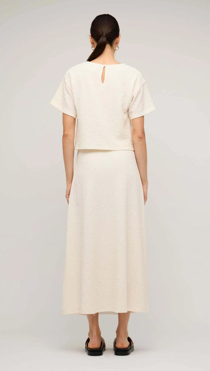 LYRIC MIDI SKIRT