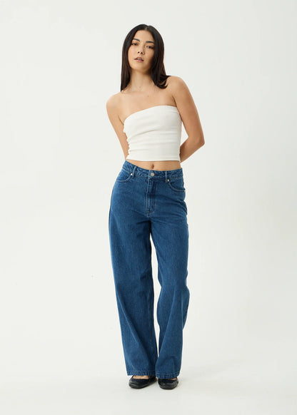 BELLA - DENIM WIDE LEG BAGGY JEAN