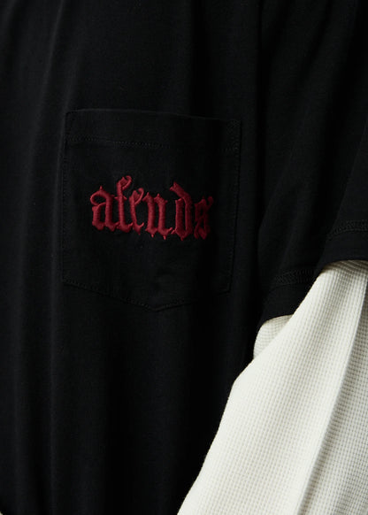 DROP ZONE - LAYERED WAFFLE LONG SLEEVE TEE