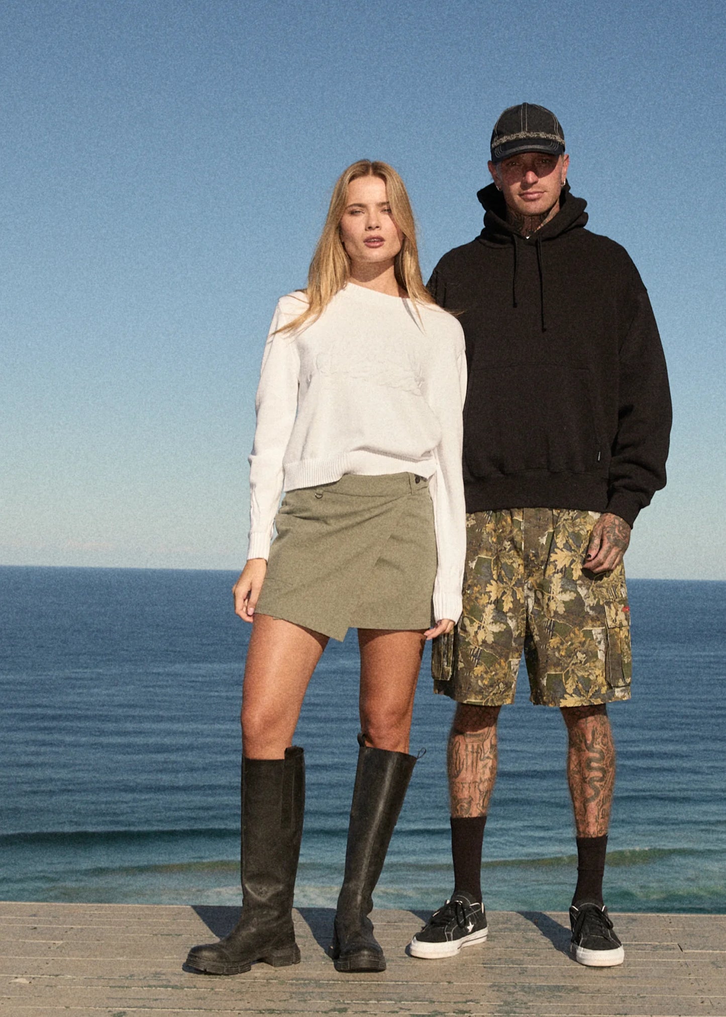 Fraser - Recycled Utility Mini Skirt - Olive
