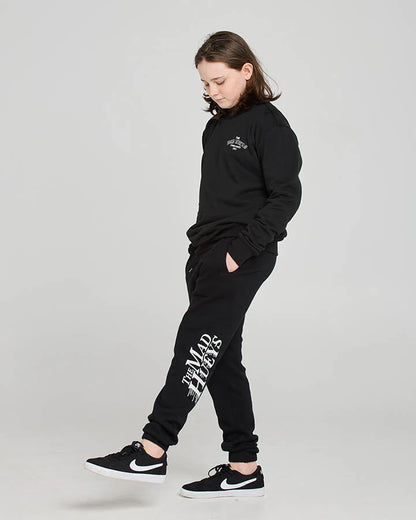 SPEEDING HUEY | YOUTH TRACKPANT - BLACK
