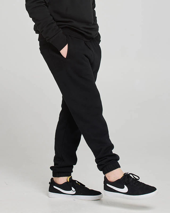 SPEEDING HUEY | YOUTH TRACKPANT - BLACK