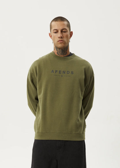 Thrown Out - Crew Neck - Military