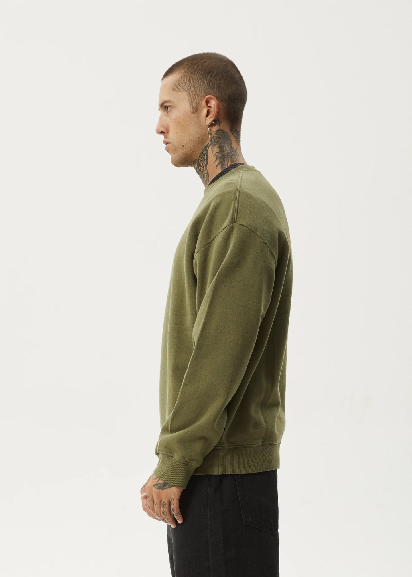Thrown Out - Crew Neck - Military
