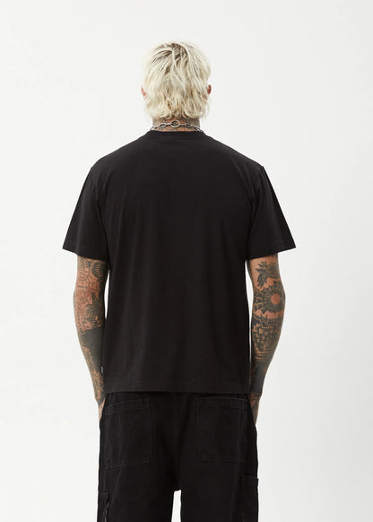 Thrown Out - Retro Fit Tee - Black