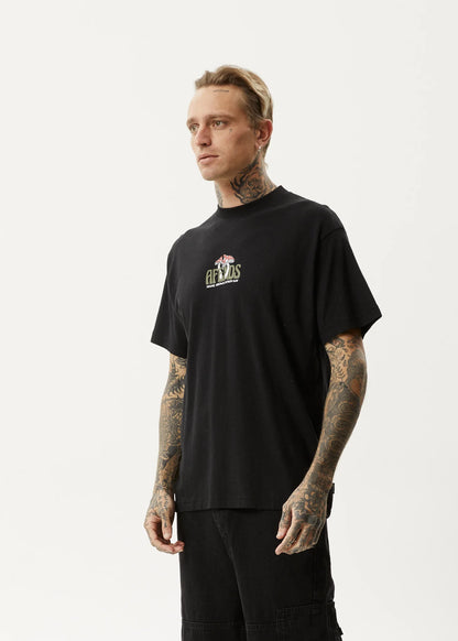 Let It Grow - Hemp Boxy Fit Tee - Black