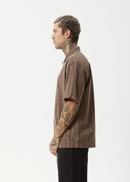 Hometown - Short Sleeve Shirt - Coffee