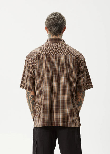 Hometown - Short Sleeve Shirt - Coffee