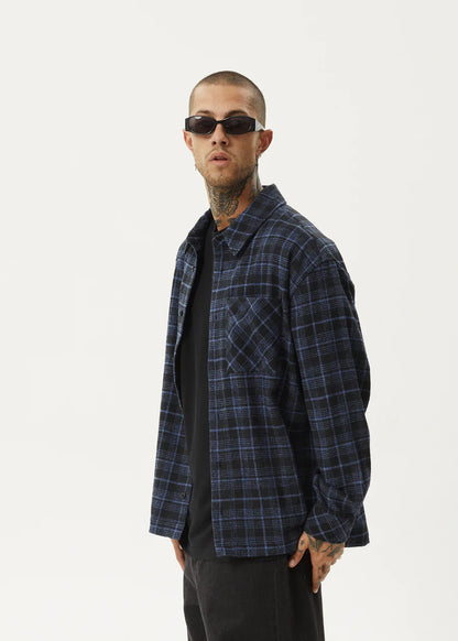 Questions - Recycled Flannel Shirt - Dusk Check