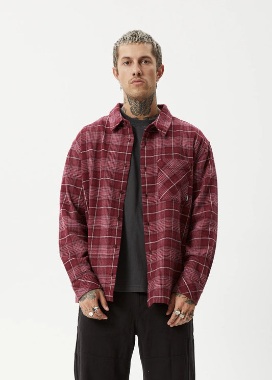 Questions - Recycled Flannel Shirt - Port