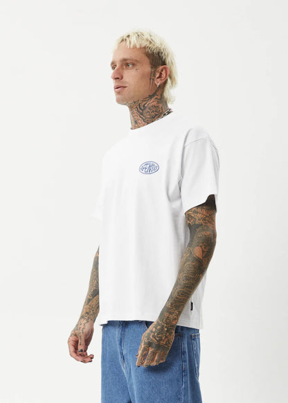 Frogga - Heavy Recycled Boxy Fit Tee - White
