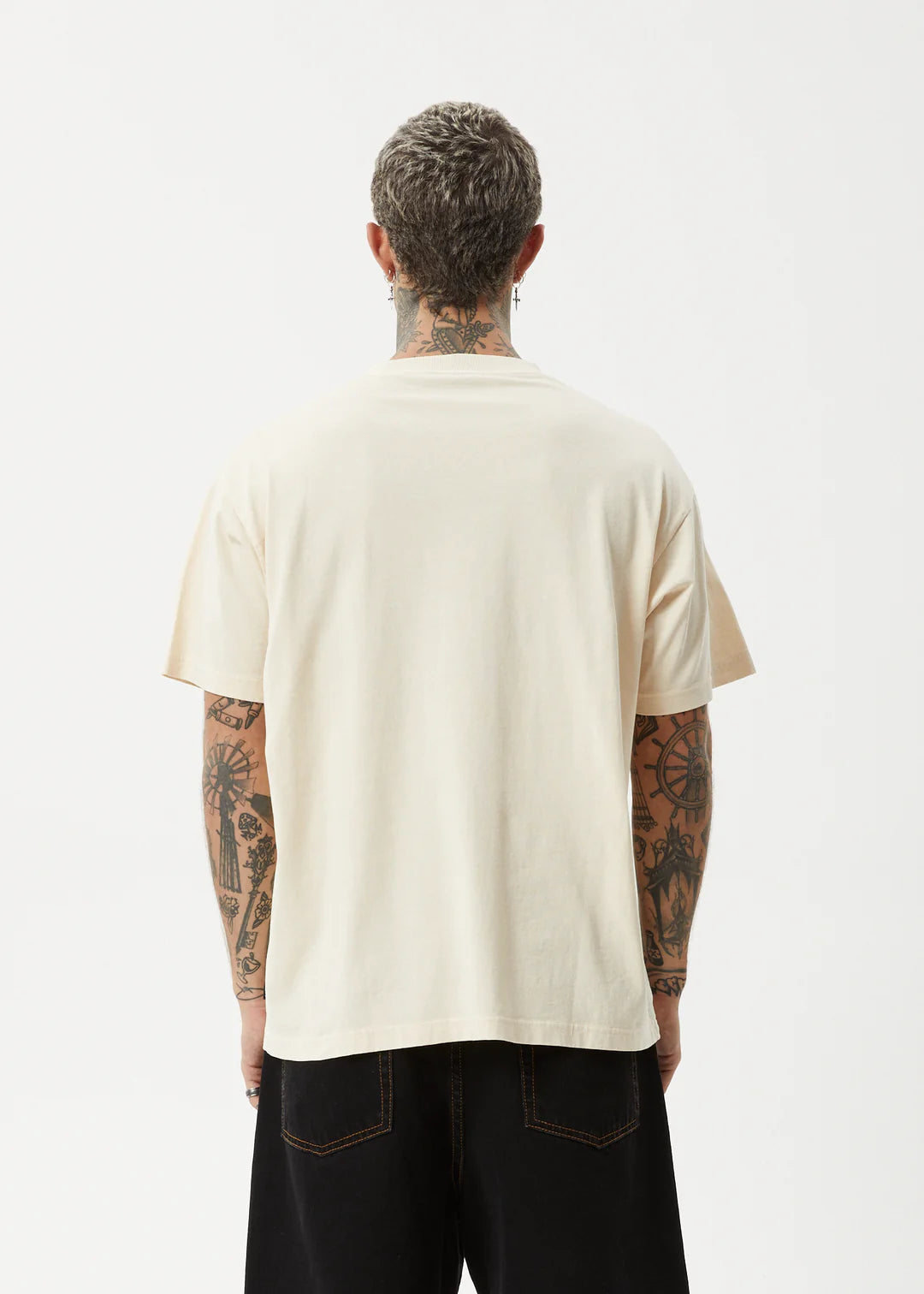 Peace Out - Boxy Fit Tee - Sand