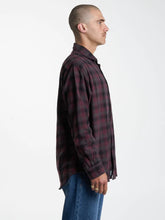 Load image into Gallery viewer, Thrills Union Check Long Sleeve Shirt - Wine
