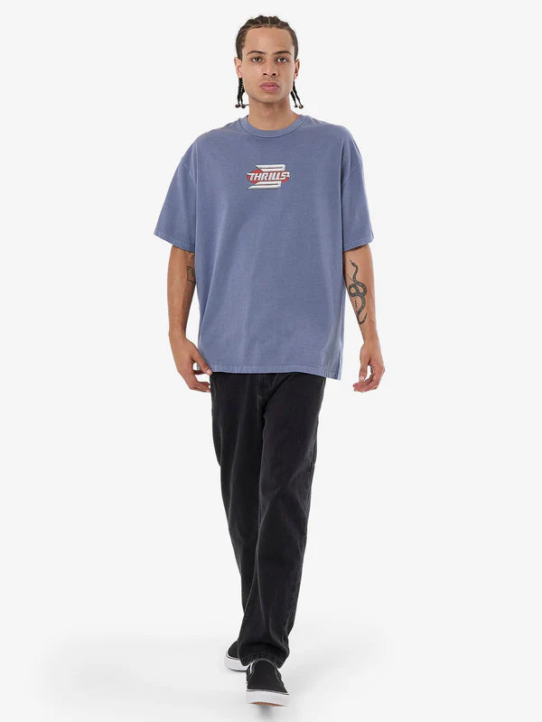 Chrome Steadfast Merch Fit Tee - Folkstone Grey