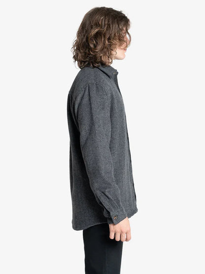 United Front Long Sleeve Flannel - Black