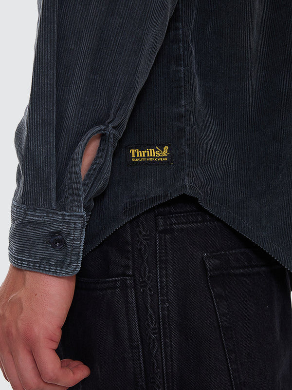 THRILLS UNION CORD WORK LONG SLEEVE SHIRT