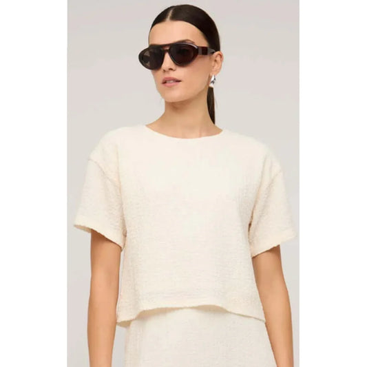 LYRIC BOXY CROP TEE