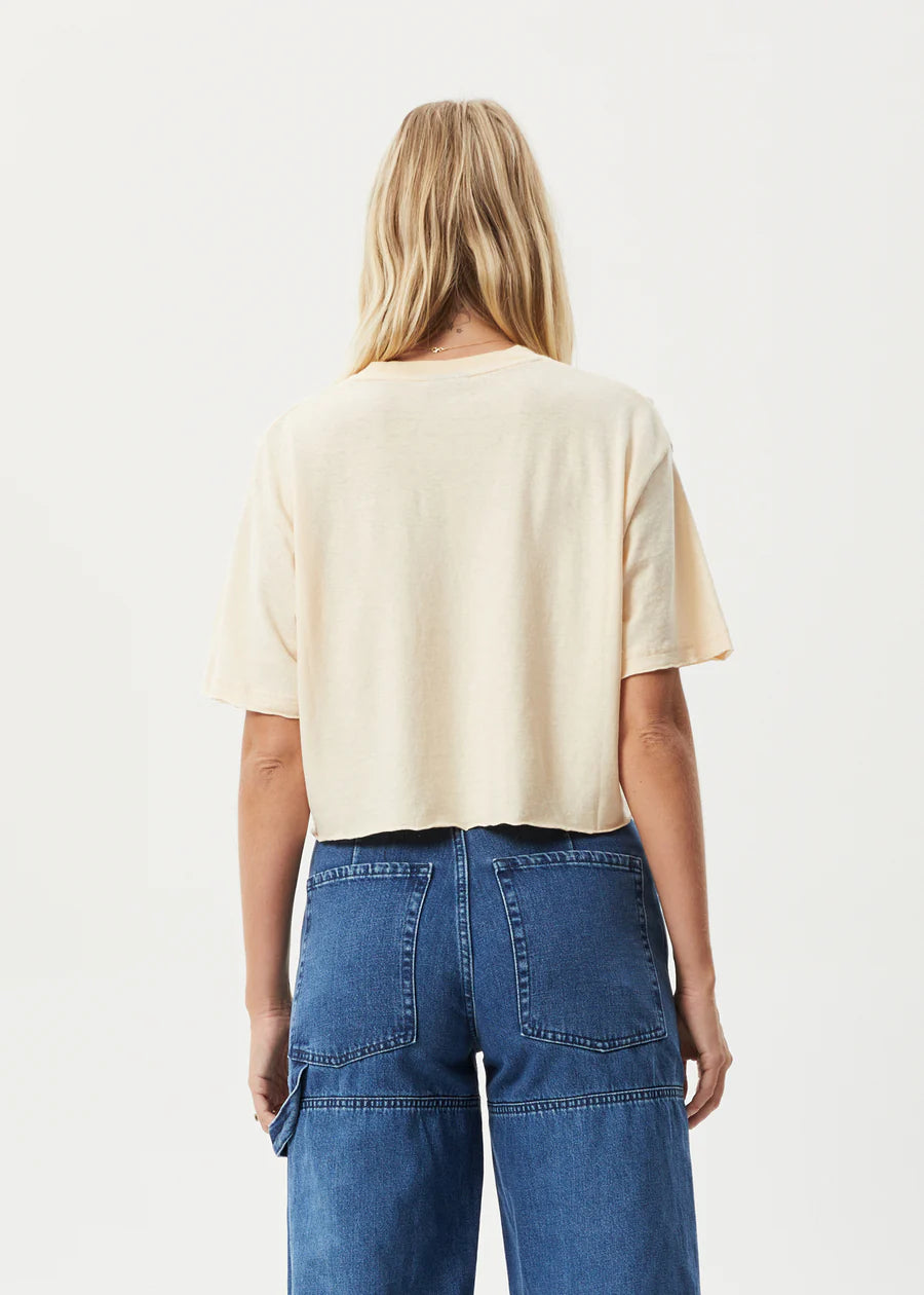 SLAY CROPPED - HEMP OVERSIZED T-SHIRT