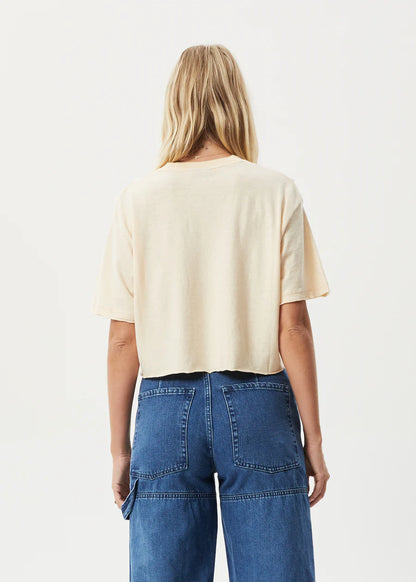 SLAY CROPPED - HEMP OVERSIZED T-SHIRT