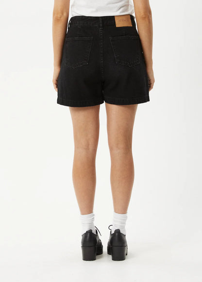 SEVENTY THREES - ORGANIC DENIM HIGH WAISTED SHORTS