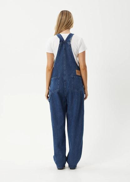Louis - Denim Baggy Overalls - Authentic Blue