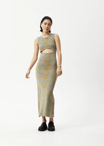 Clara - Knit Cut Out Maxi Dress