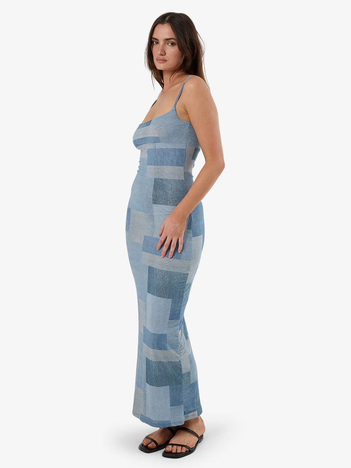 Shades Of Indigo Mesh Dress