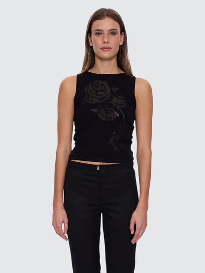 ROSETTA KNIT TANK