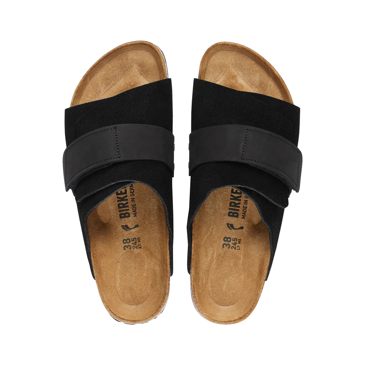 Kyoto Black Suede/Nubuck Leather Regular