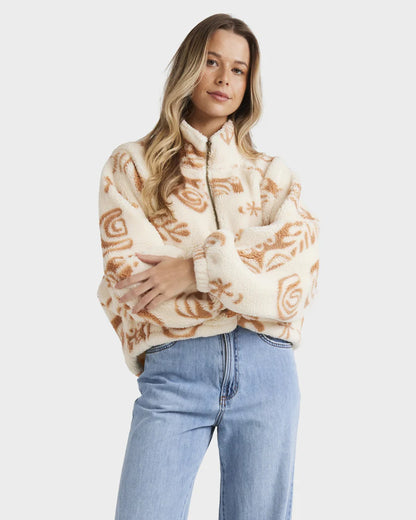FEELING PLAYFUL HALF ZIP CREW