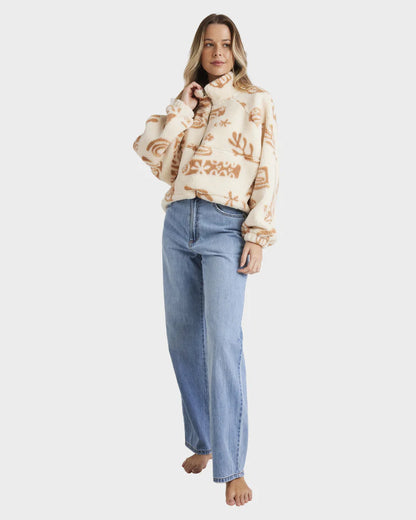FEELING PLAYFUL HALF ZIP CREW
