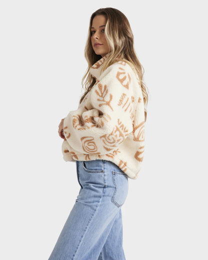 FEELING PLAYFUL HALF ZIP CREW
