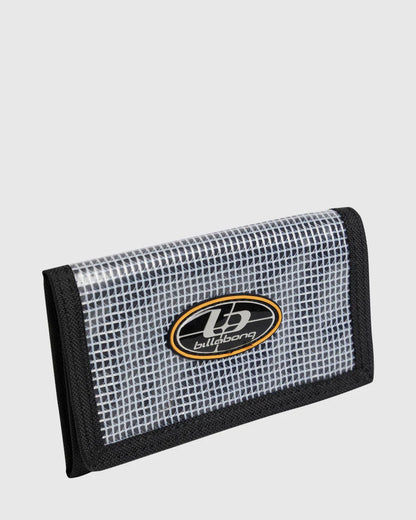 CHROME TRIFOLD WALLET