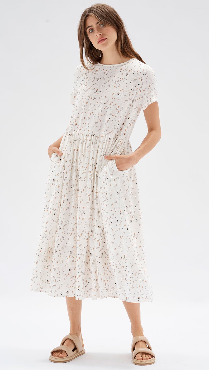 TERRAZZO MIDI DRESS