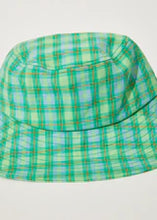 Load image into Gallery viewer, HEMP CHECK WIDE BRIM HAT
