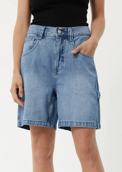 EMILIE HEMP DENIM SHORTS
