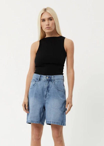 EMILIE HEMP DENIM SHORTS