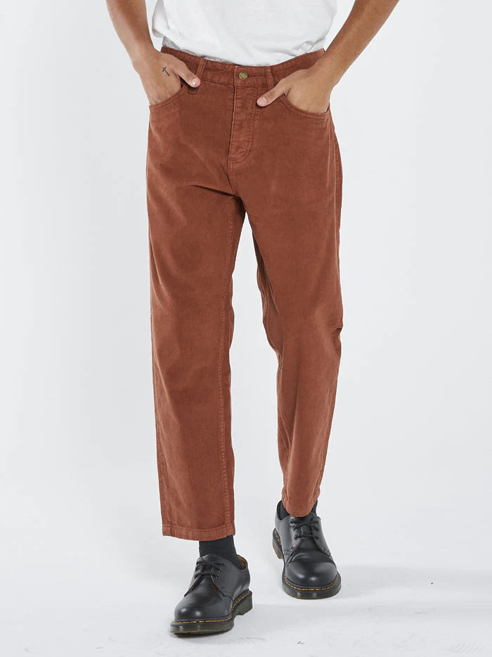 CHOPPED DENIM CORD JEAN