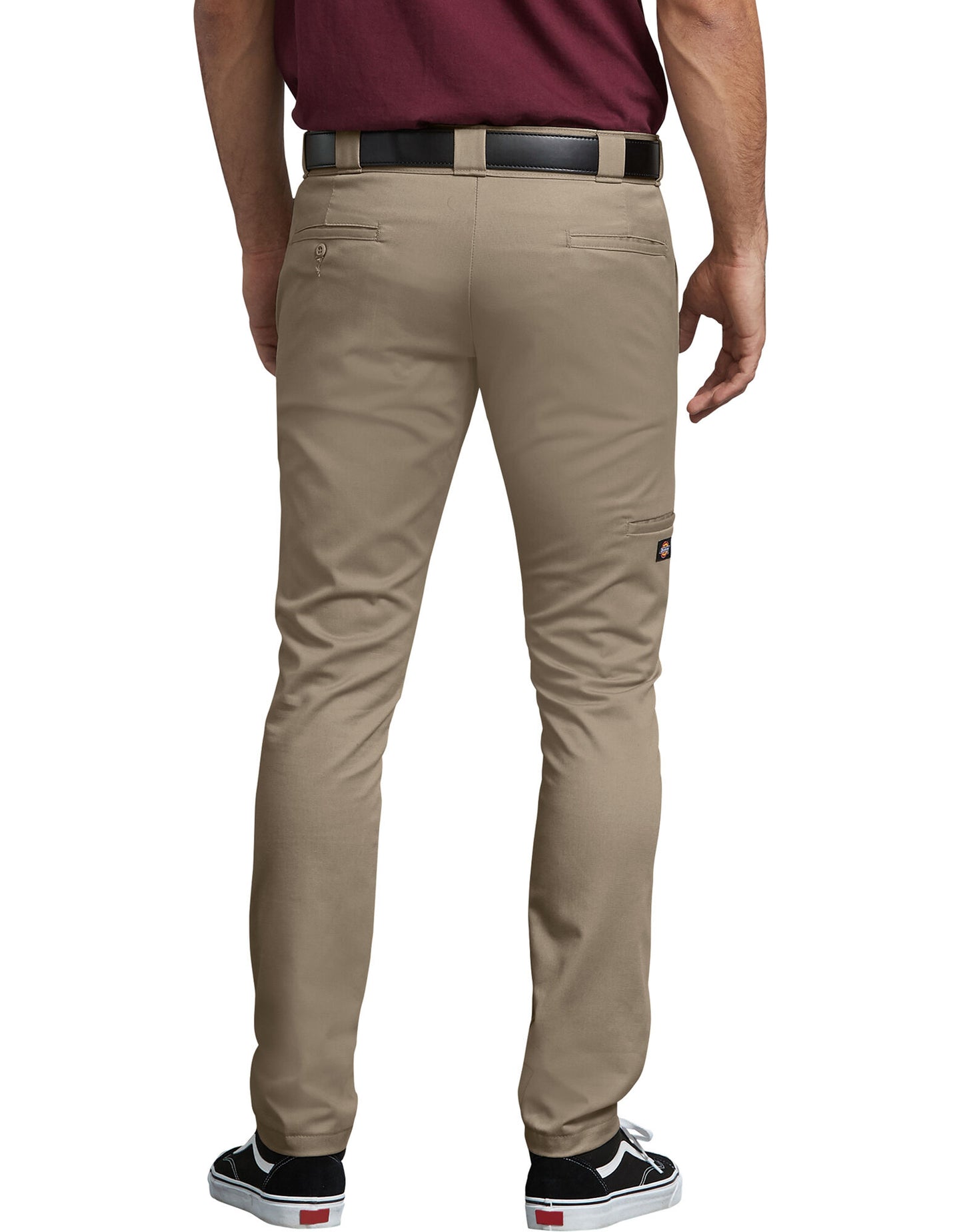 SKINNY STRAIGHT FIT DOUBLE KNEE WORK PANT